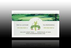golf-course-business card-template